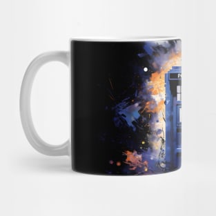 Tardis Watercolor - Time and Space Mug